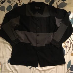 Gochu Light Suede Button Down Shirt Jacket